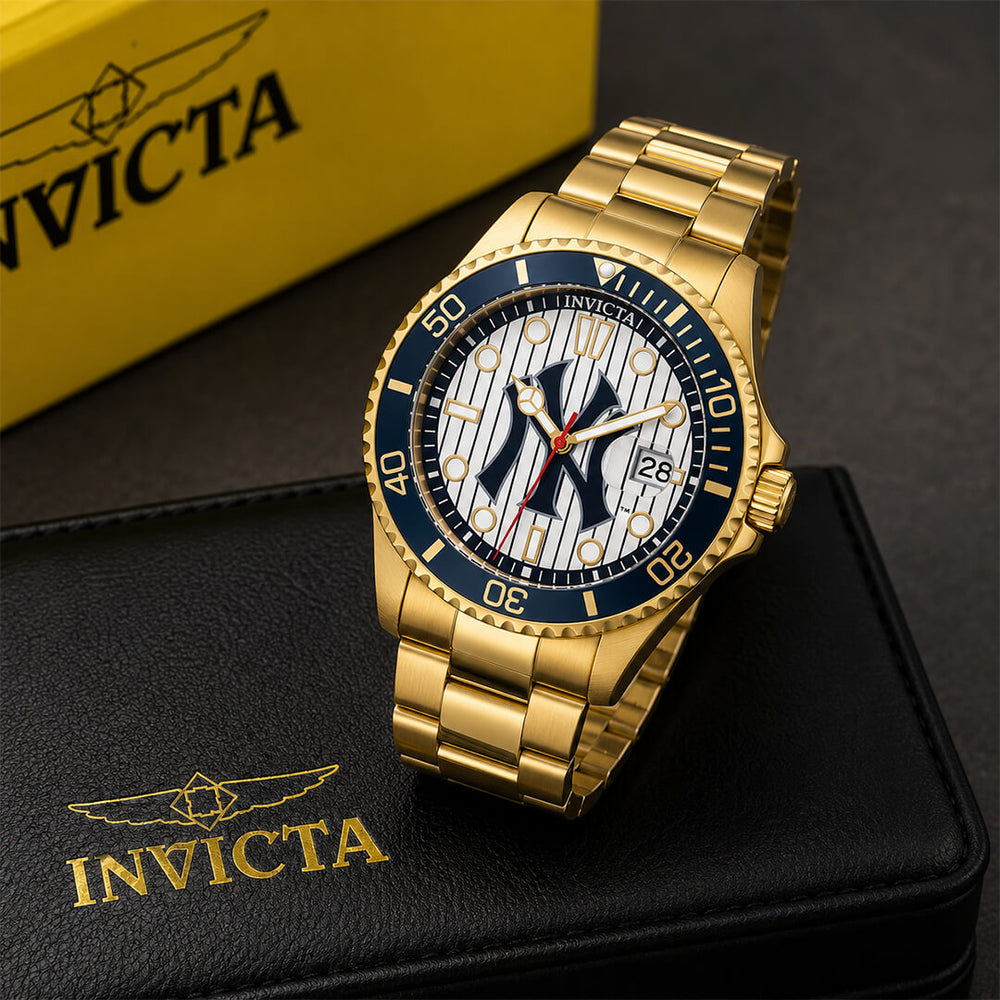 Reloj Invicta Pro Diver New York 49858 Hombre Acero Dorado