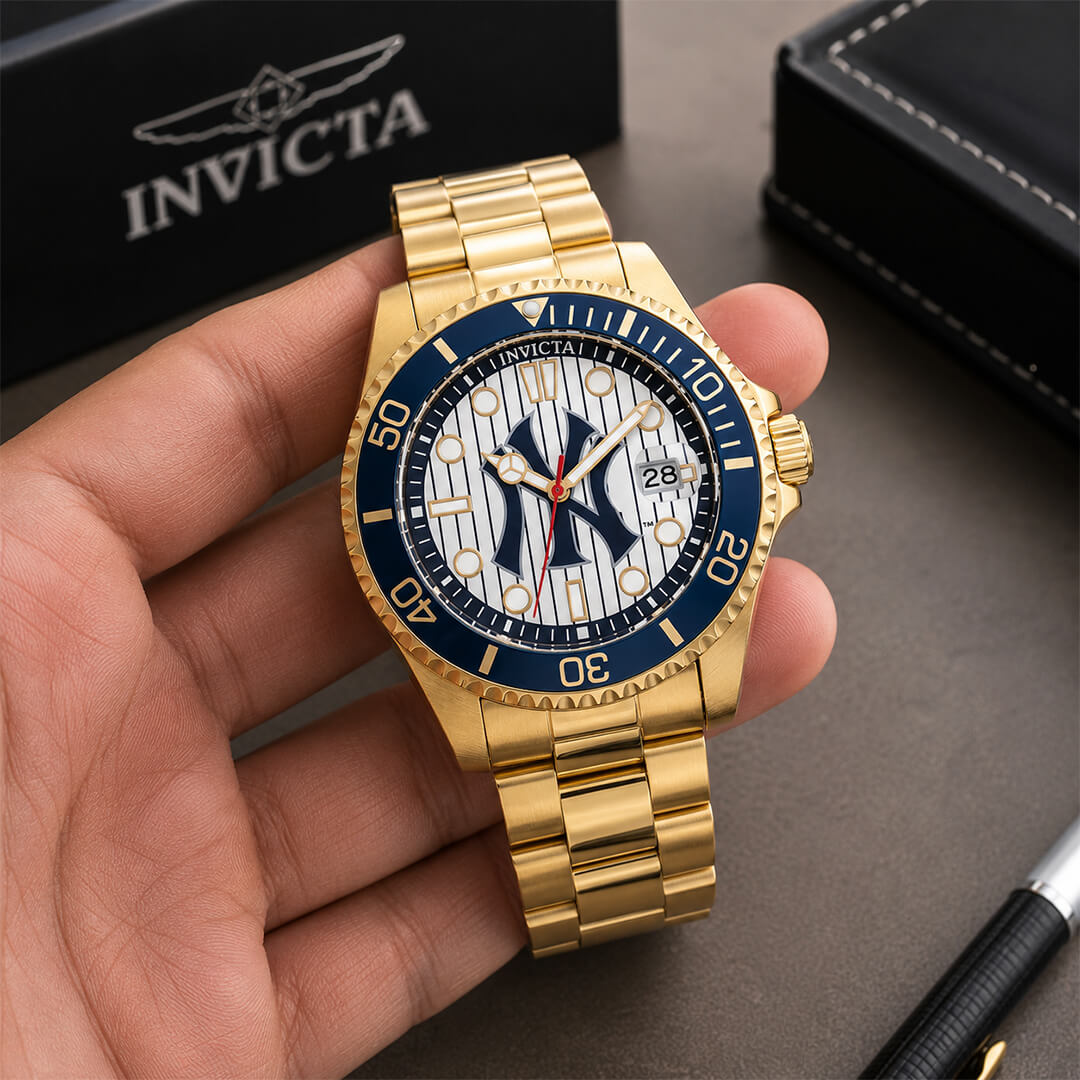 Reloj Invicta Pro Diver New York 49858 Hombre Acero Dorado