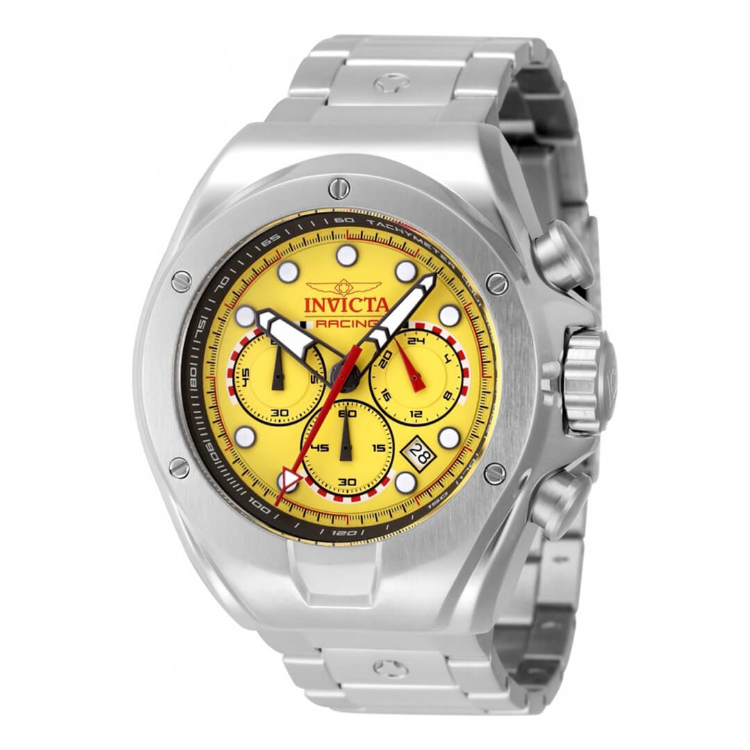 Reloj Invicta Racing 47748 Hombre Acero Plateado | INV-448
