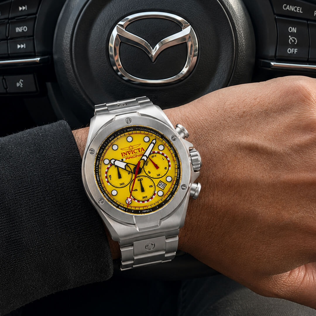 Reloj Invicta Racing 47748 Hombre Acero Plateado