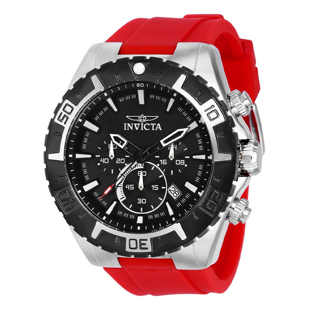 Reloj Invicta Aviator 37631 Hombre Deportivo Rojo