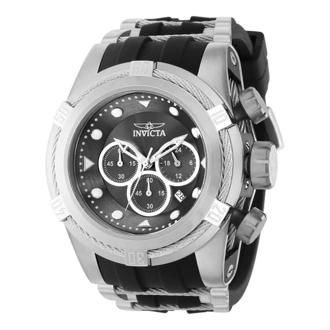 Reloj Invicta Bolt 37189 Hombre Negro y Plateado