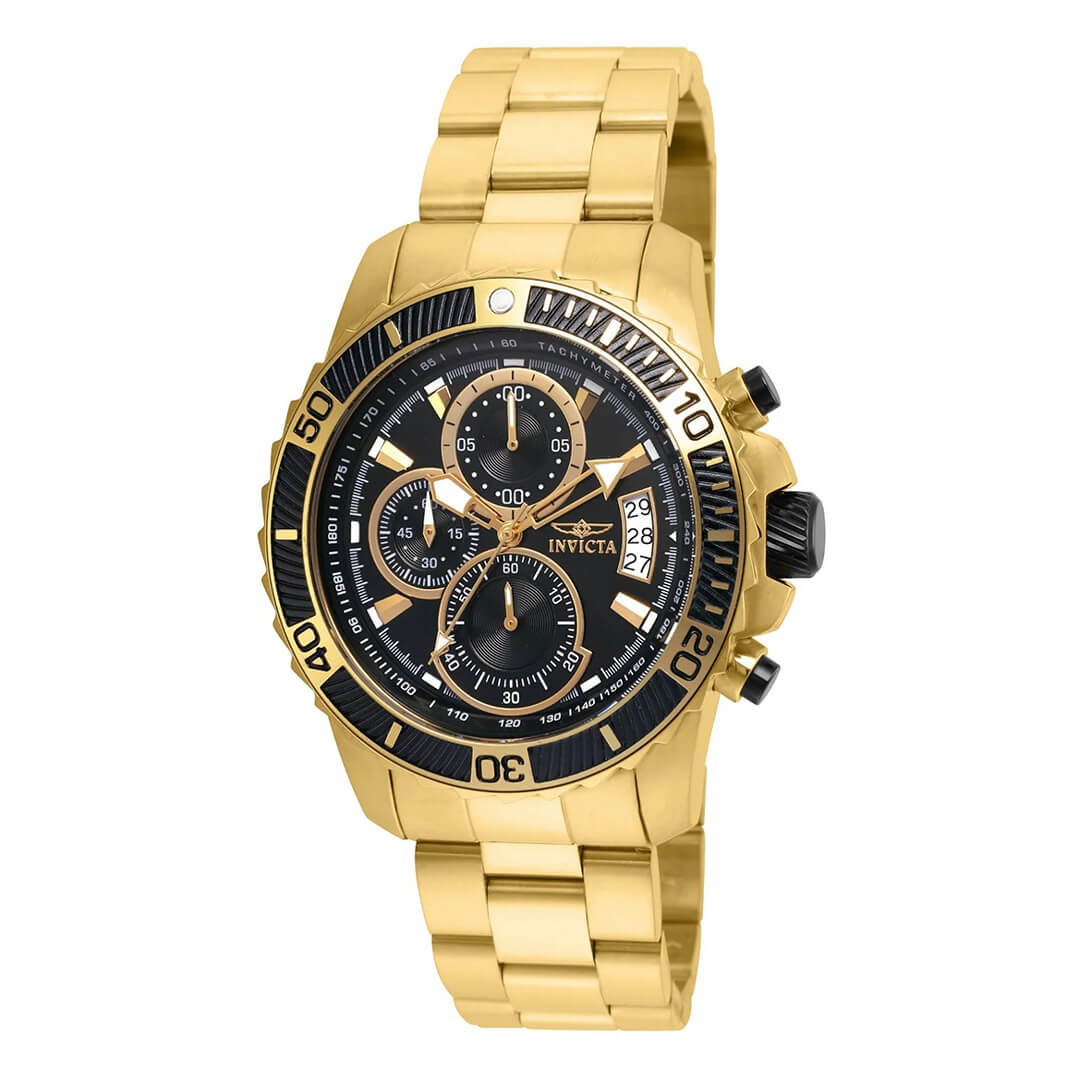 Reloj Invicta Scuba 22414 Hombre Acero Dorado