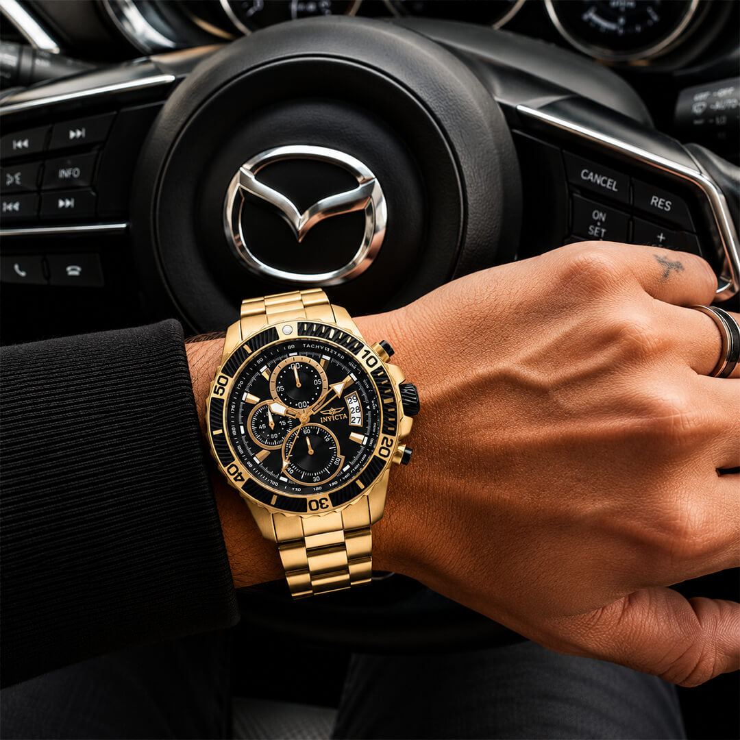 Reloj Invicta Scuba 22414 Hombre Acero Dorado