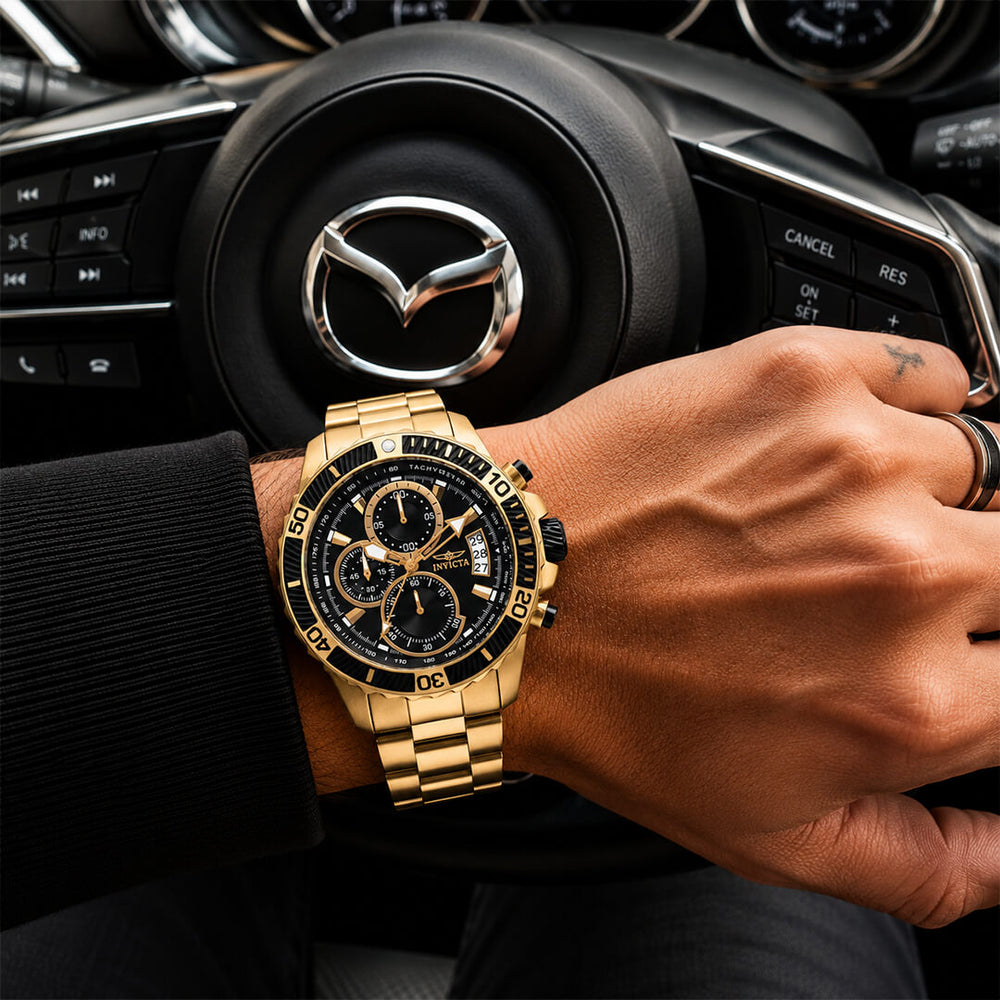 Reloj Invicta Scuba 22414 Hombre Acero Dorado