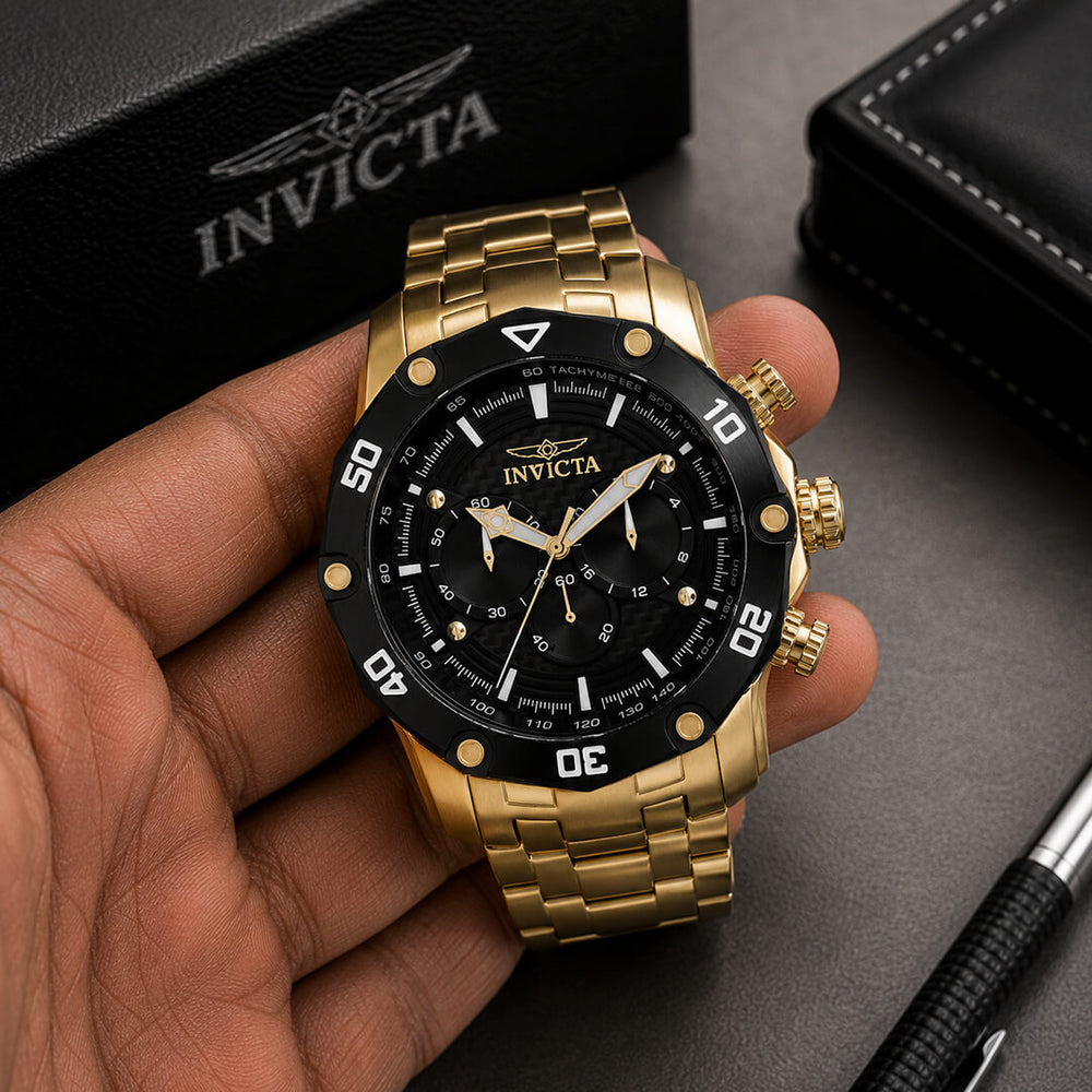 Reloj Invicta Pro Diver 37725 Hombre Acero Dorado