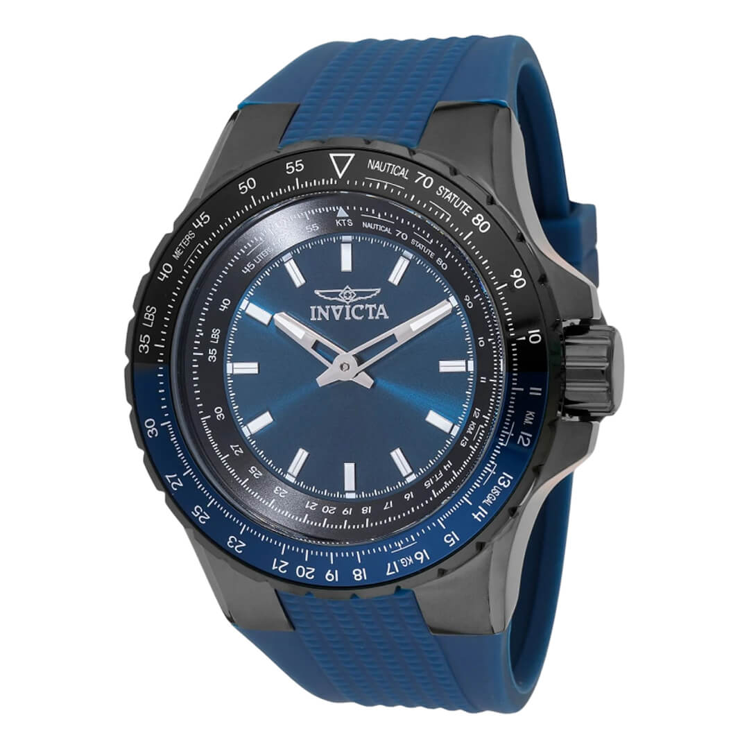 Reloj Invicta Aviator 49653 Hombre Azul y Negro