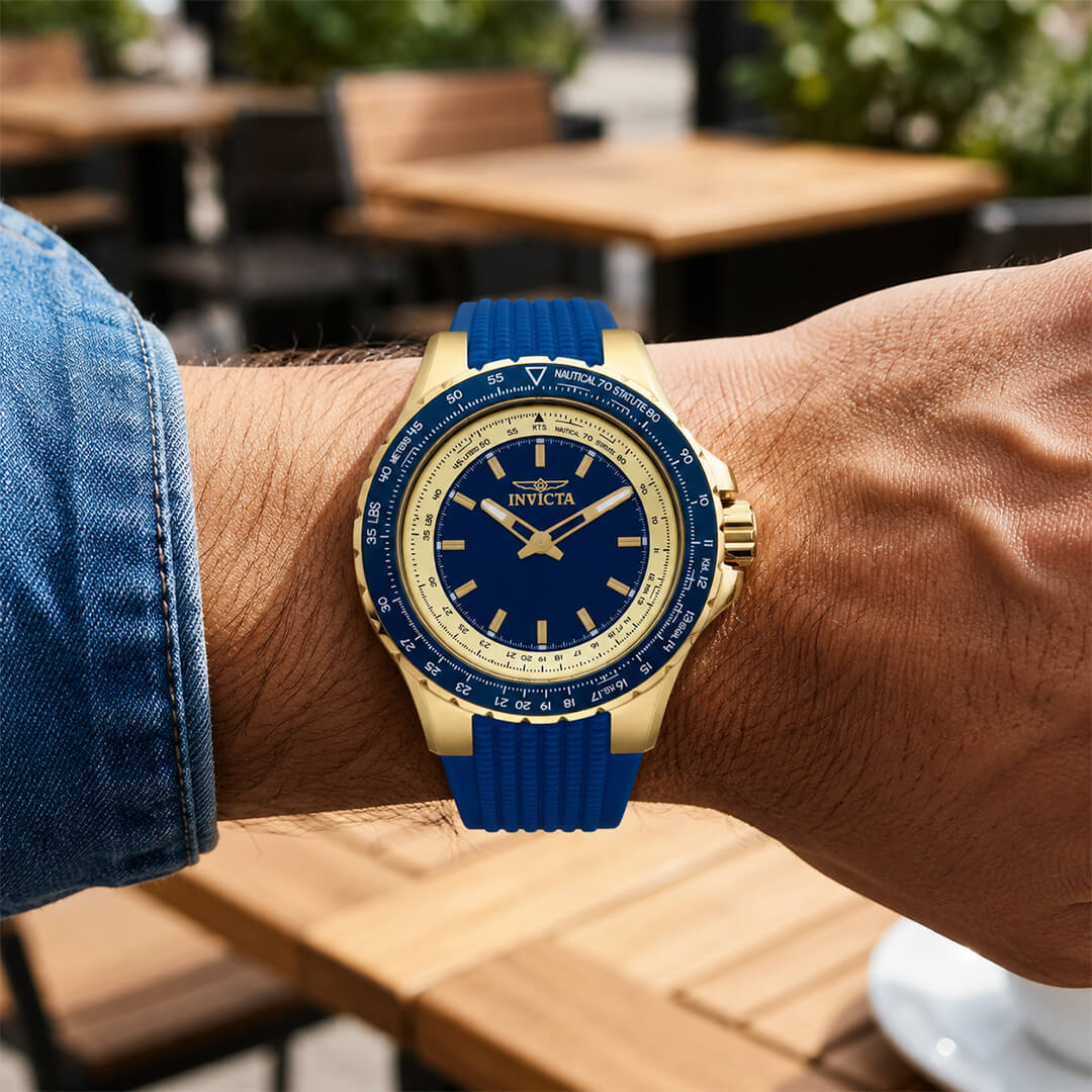Reloj Invicta Aviator 49660 Hombre Deportivo Azul