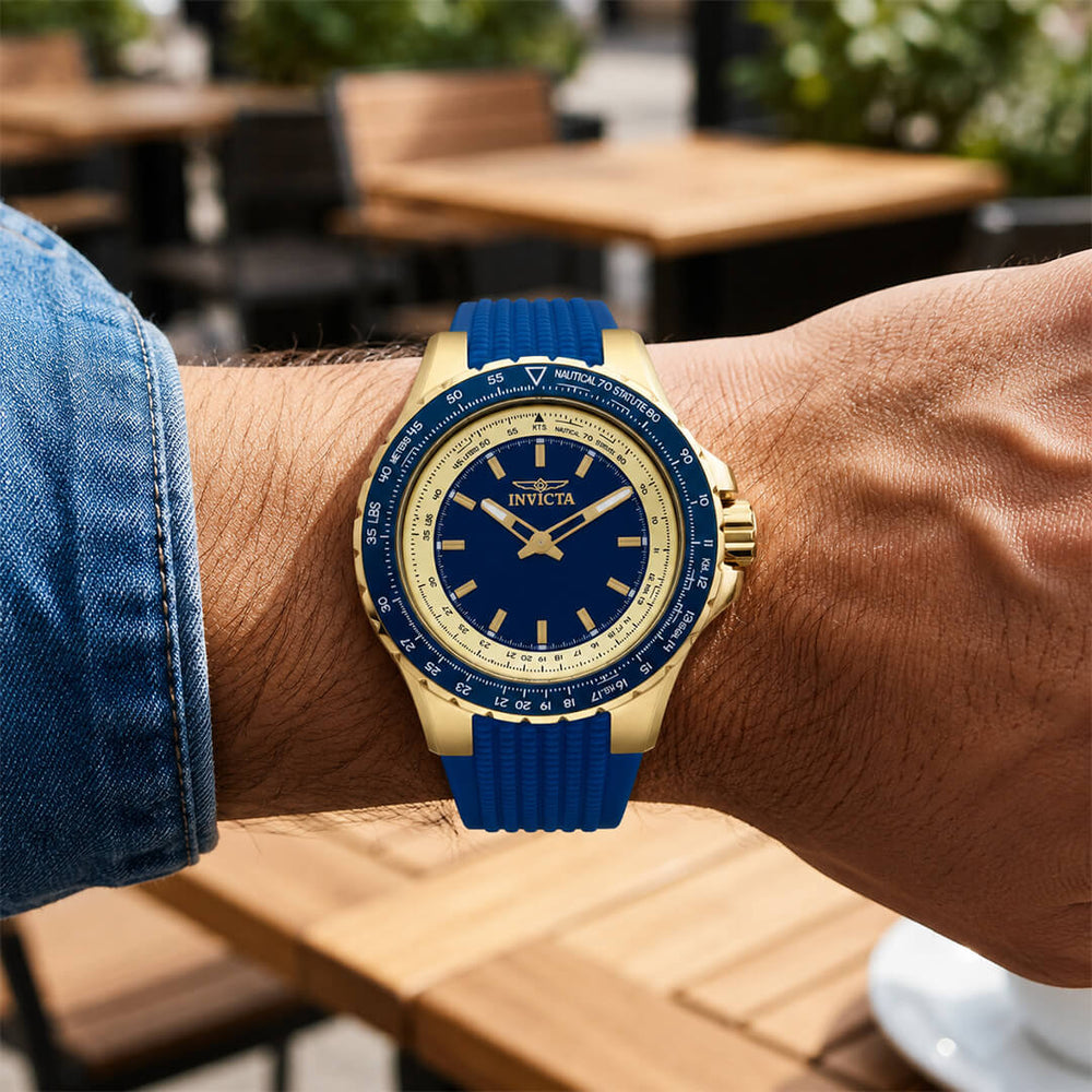 Reloj Invicta Aviator 49660 Hombre Deportivo Azul