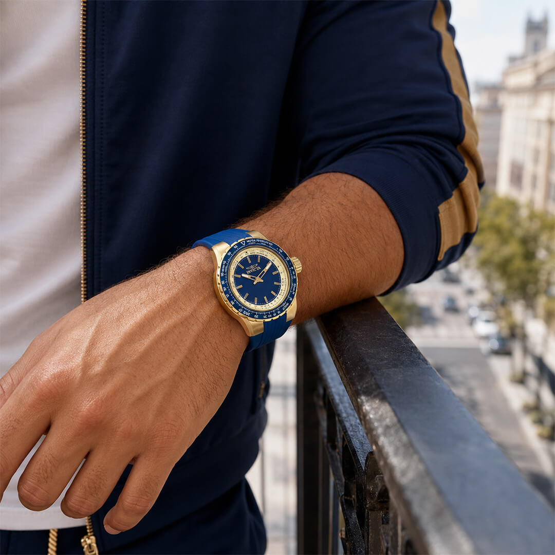 Reloj Invicta Aviator 49660 Hombre Deportivo Azul