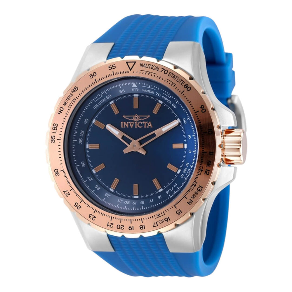 Reloj Invicta Aviator 49662 Hombre Deportivo Azul