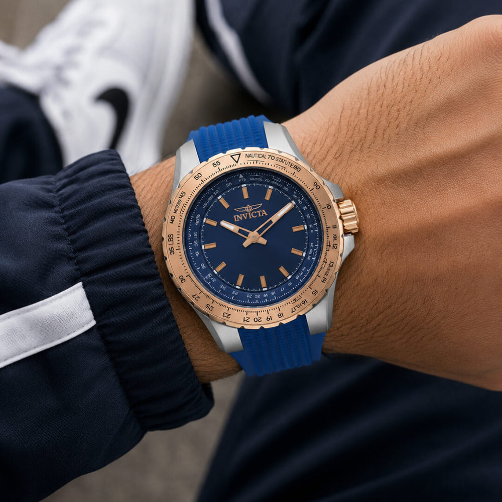 Reloj Invicta Aviator 49662 Hombre Deportivo Azul