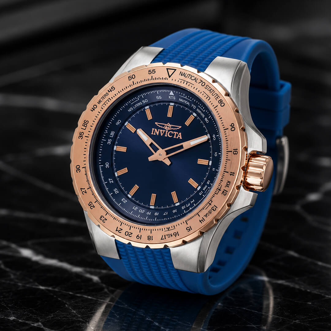 Reloj Invicta Aviator 49662 Hombre Deportivo Azul