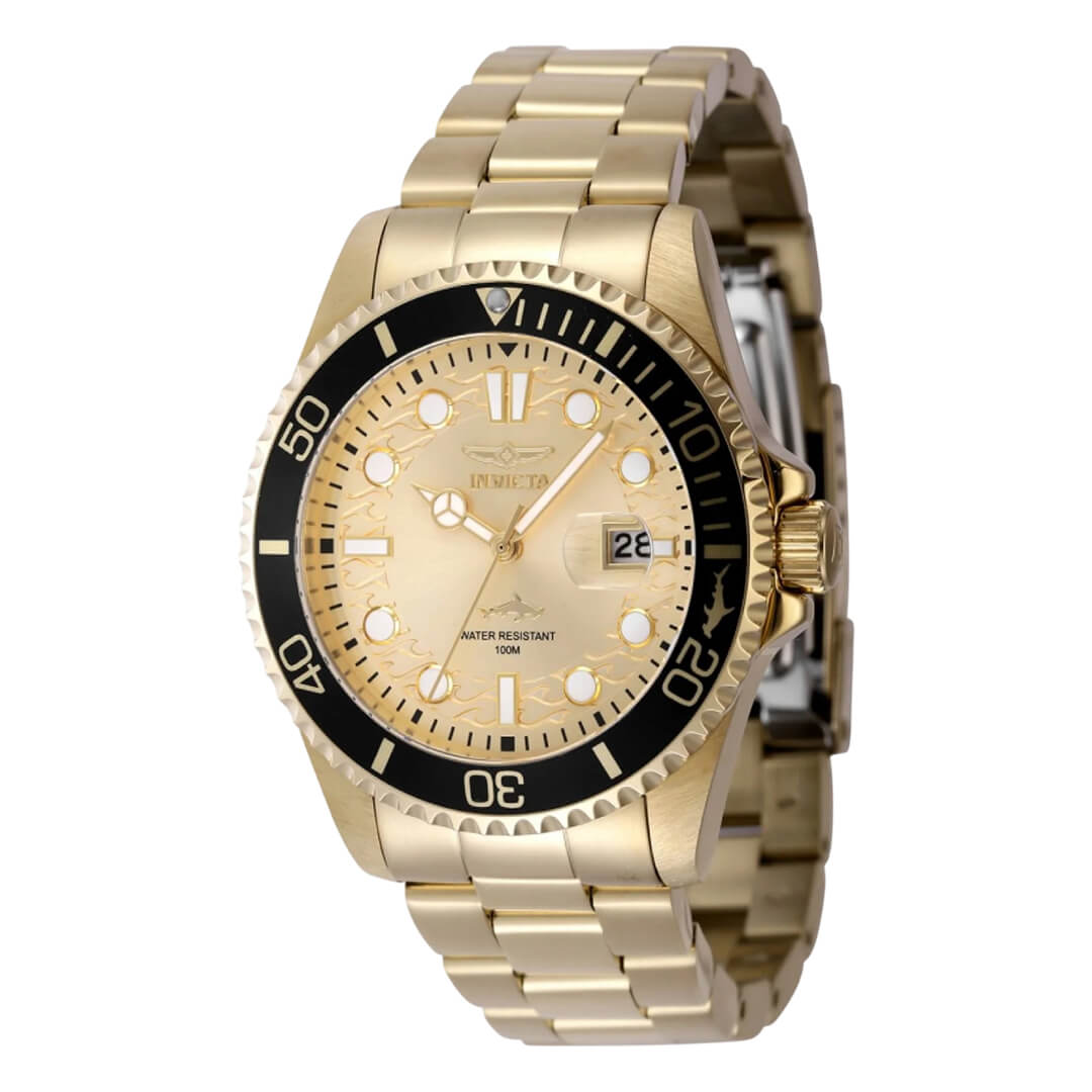 Reloj Invicta Pro Diver 48376 Hombre Acero Dorado | INV-464