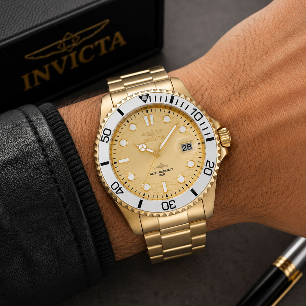 Reloj Invicta Pro Diver 48375 Hombre Acero Dorado