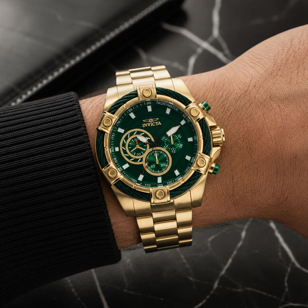 Reloj Invicta Bolt 25517 Hombre Acero Dorado