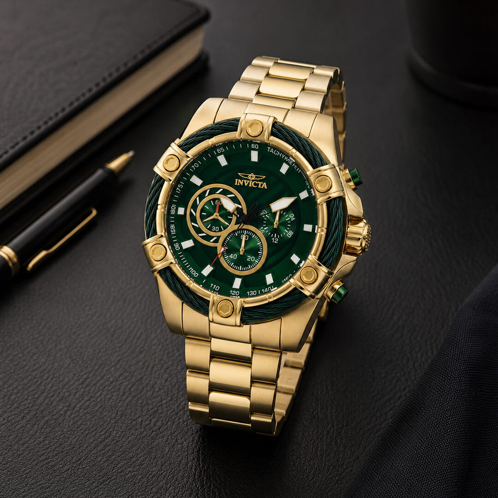 Reloj Invicta Bolt 25517 Hombre Acero Dorado