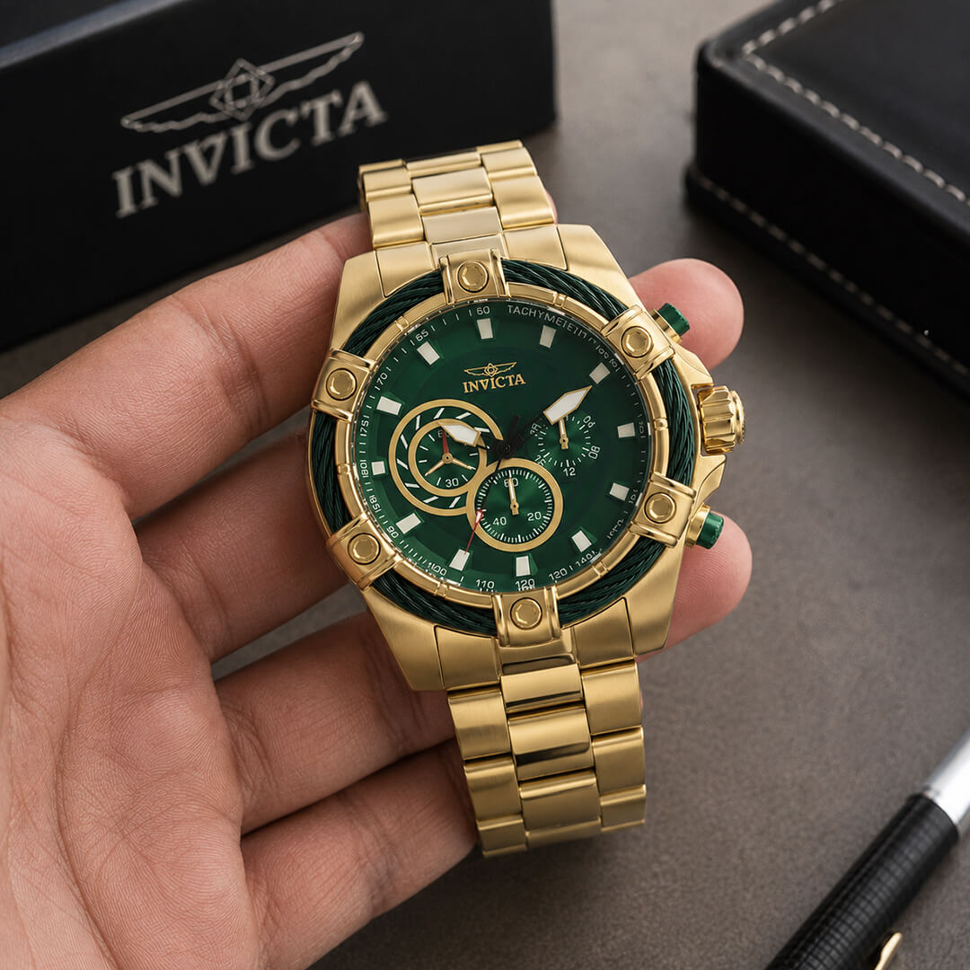 Reloj Invicta Bolt 25517 Hombre Acero Dorado