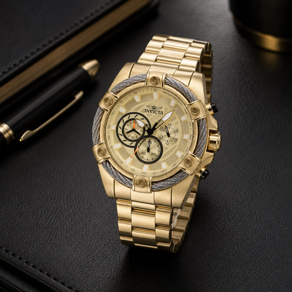 Reloj Invicta Bolt 48866 Hombre Acero Dorado