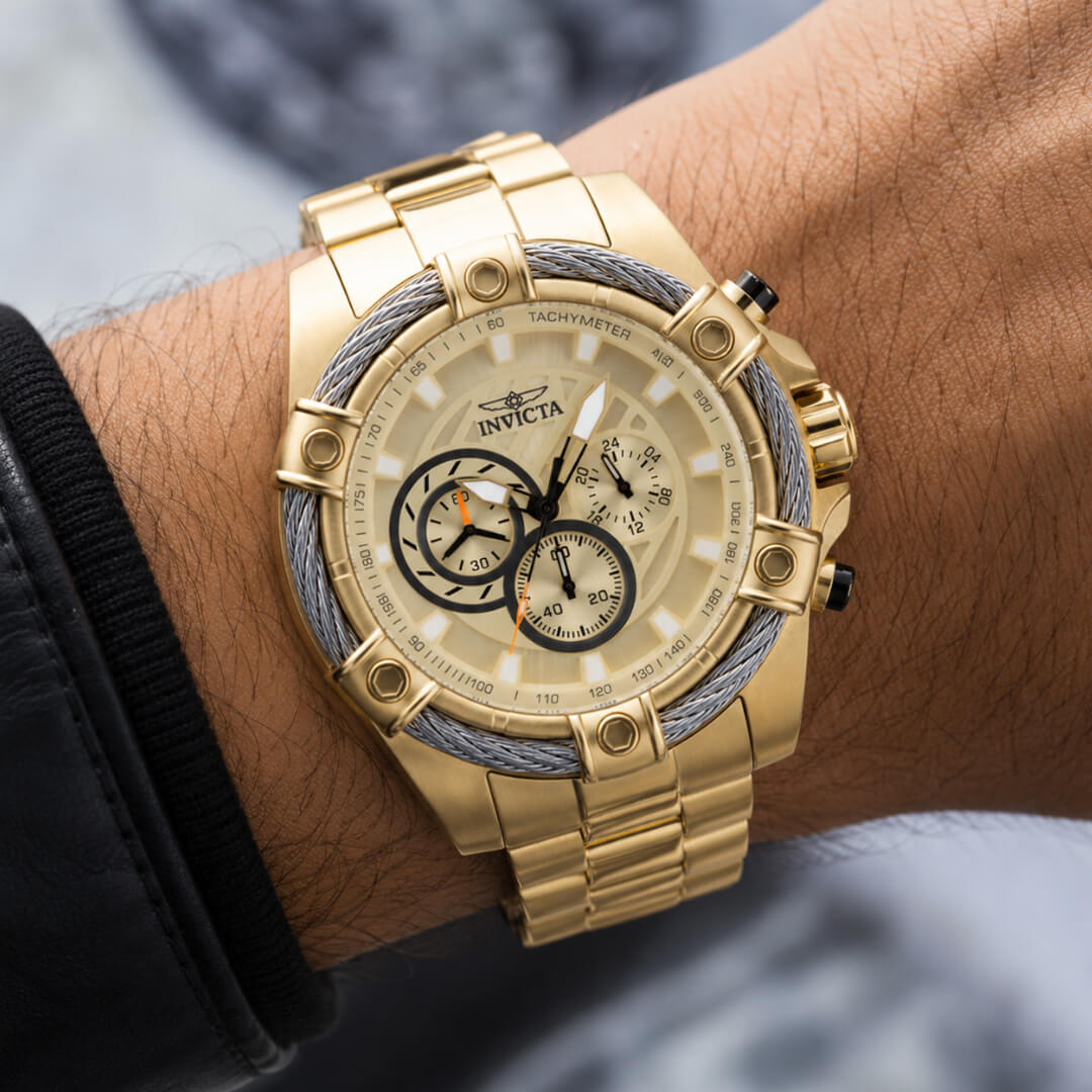 Reloj Invicta Bolt 48866 Hombre Acero Dorado