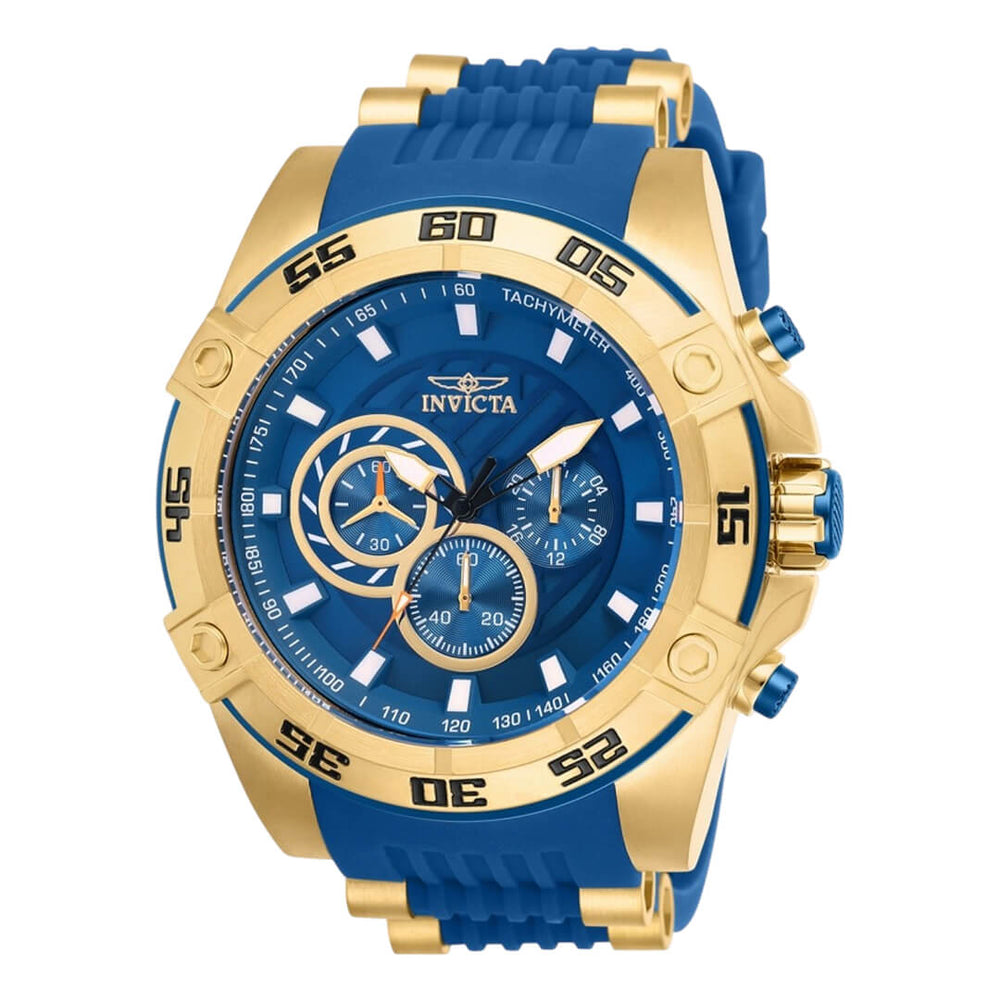 Reloj Invicta Speedway 25508 Hombre Azul y Dorado