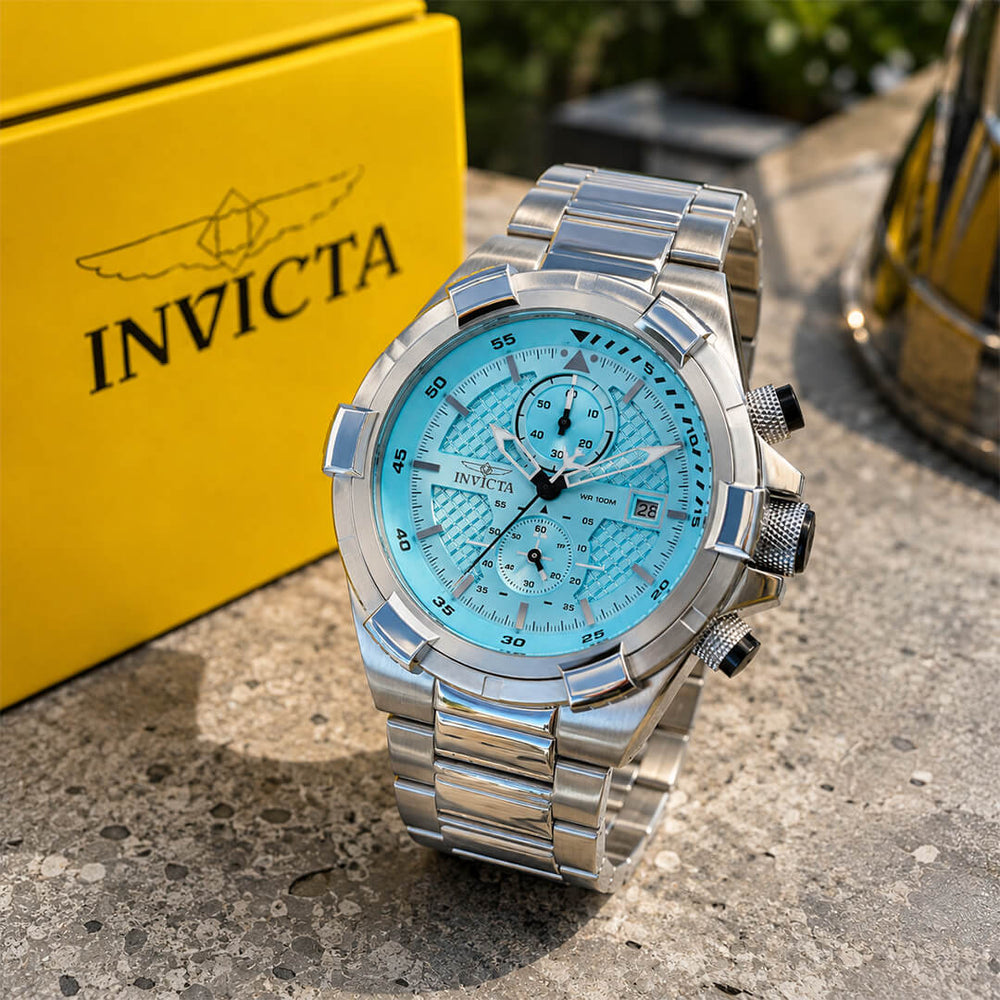 Reloj Invicta Aviator 49252 Hombre Acero Plateado