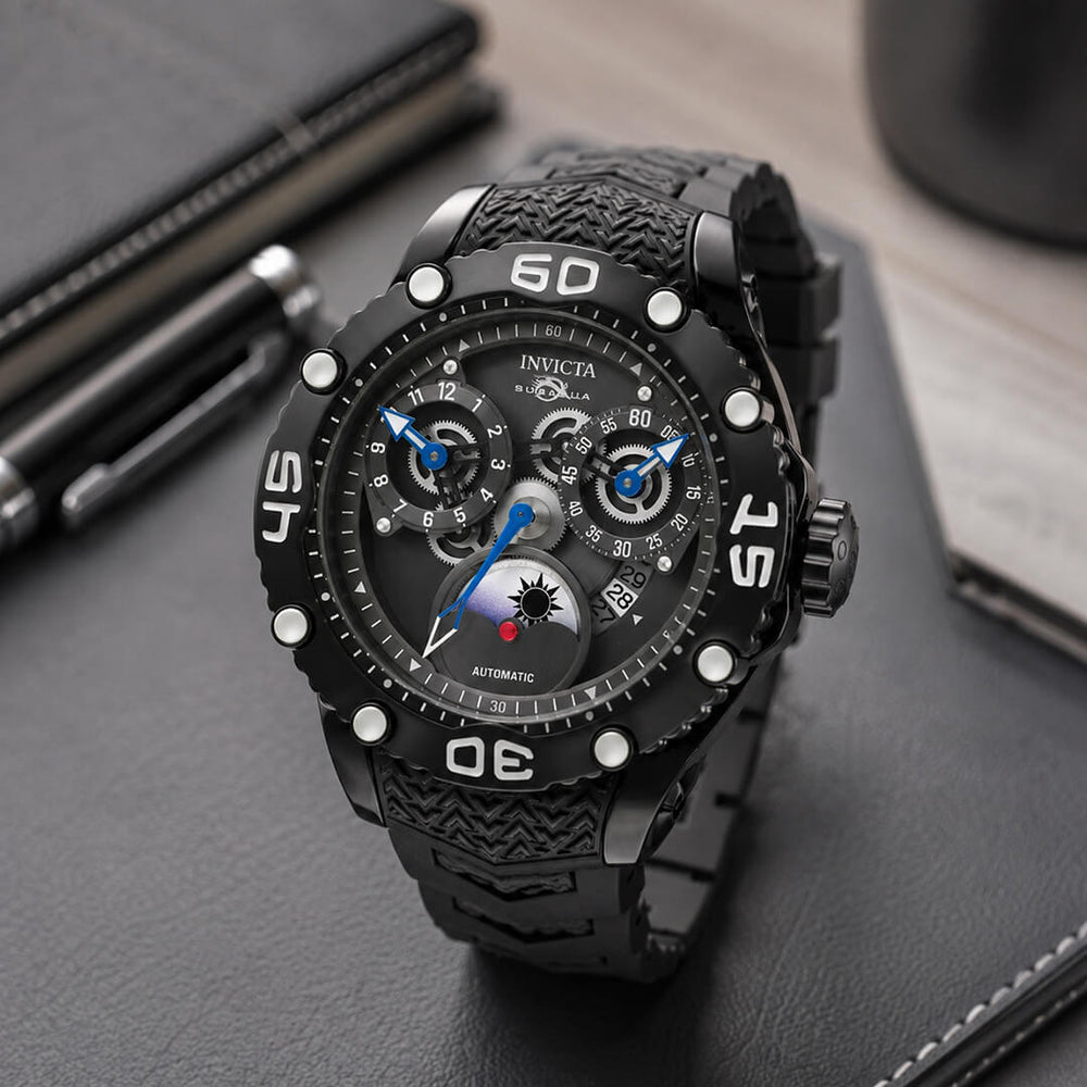 Reloj Invicta Subaqua Noma VIII 47568 Hombre Automático Negro