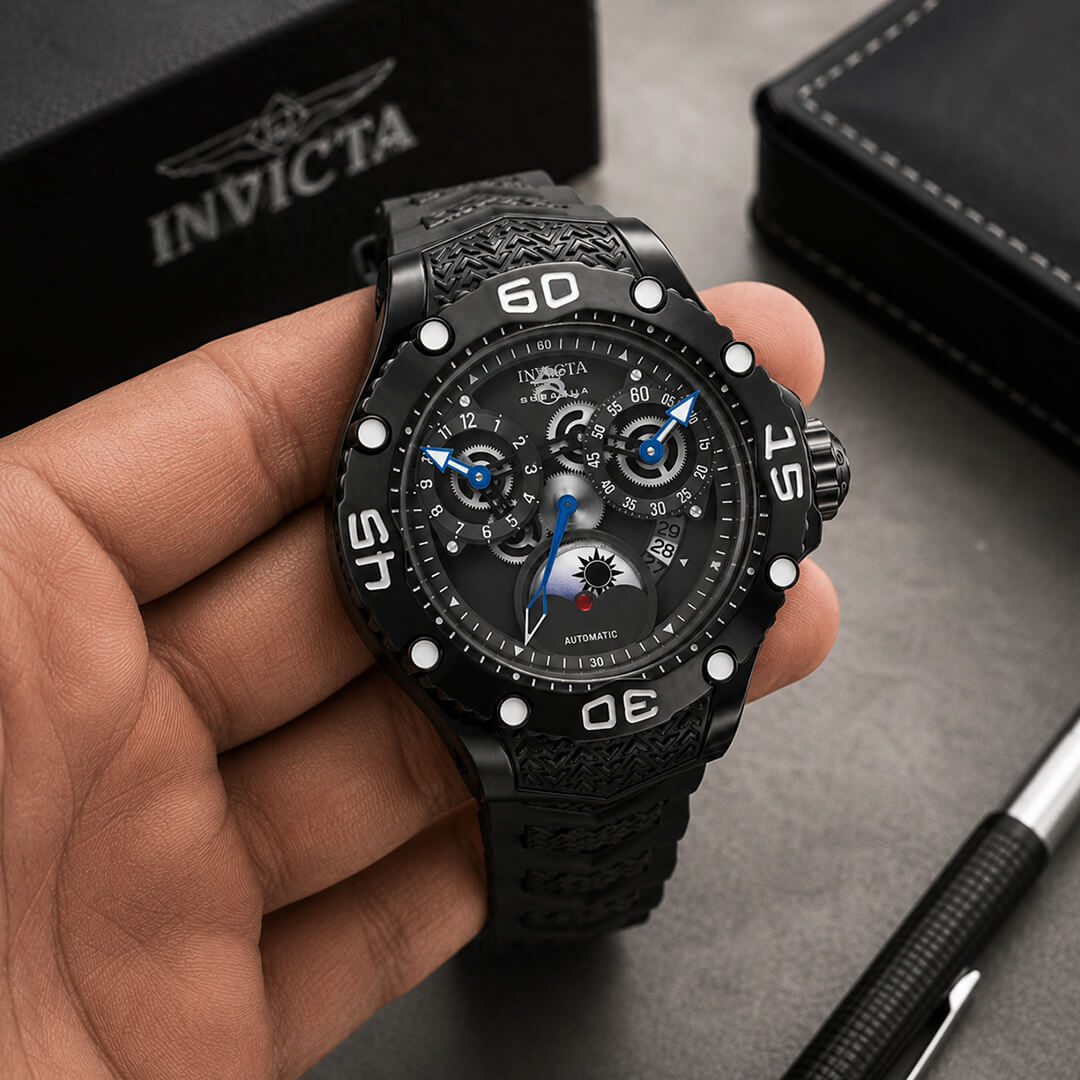 Reloj Invicta Subaqua Noma VIII 47568 Hombre Automático Negro