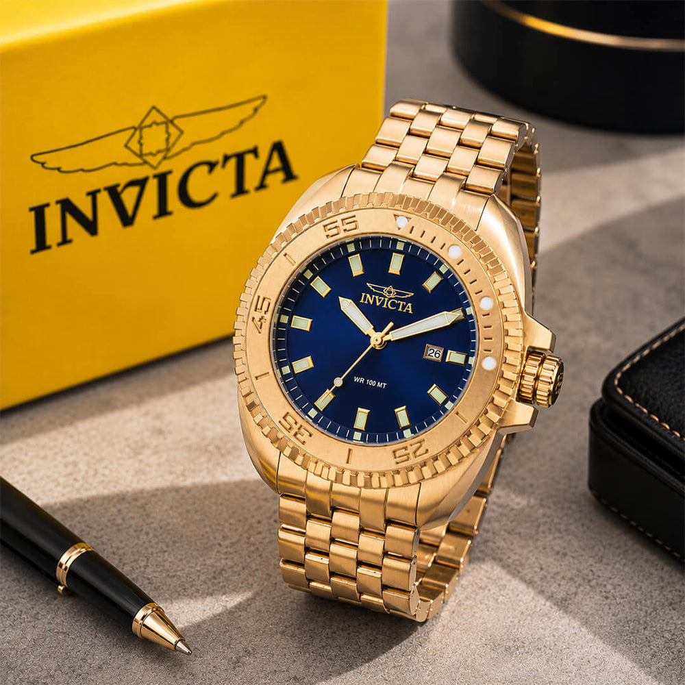 Reloj Invicta Coalition Forces 49781 Hombre Acero Dorado
