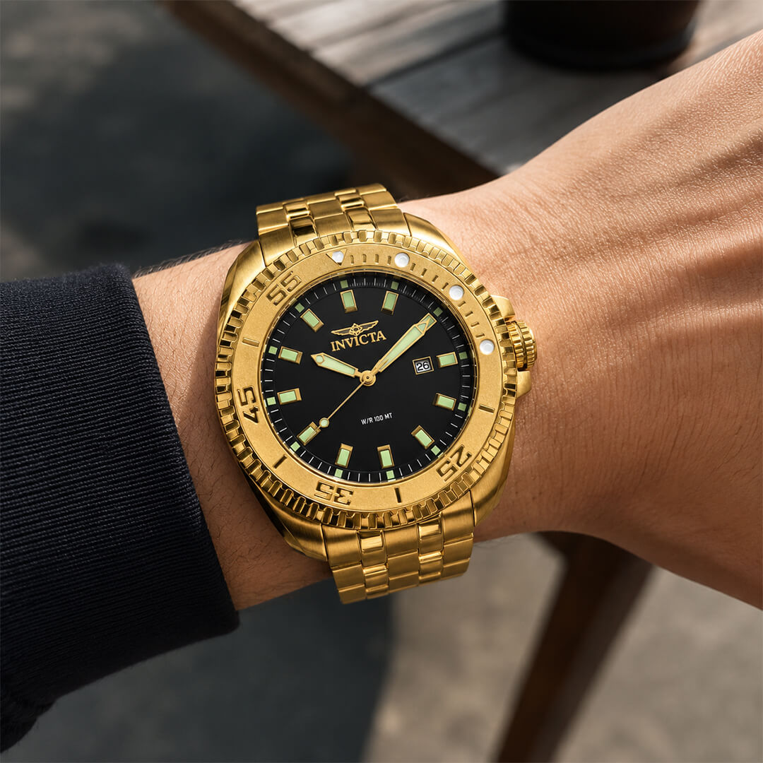 Reloj Invicta Coalition Forces 49782 Hombre Acero Dorado