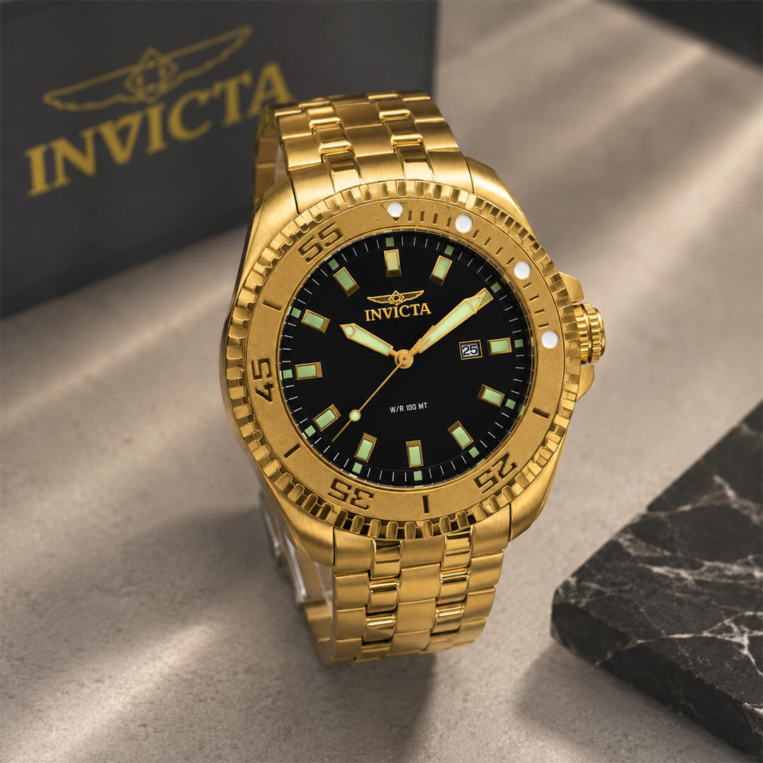 Reloj Invicta Coalition Forces 49782 Hombre Acero Dorado