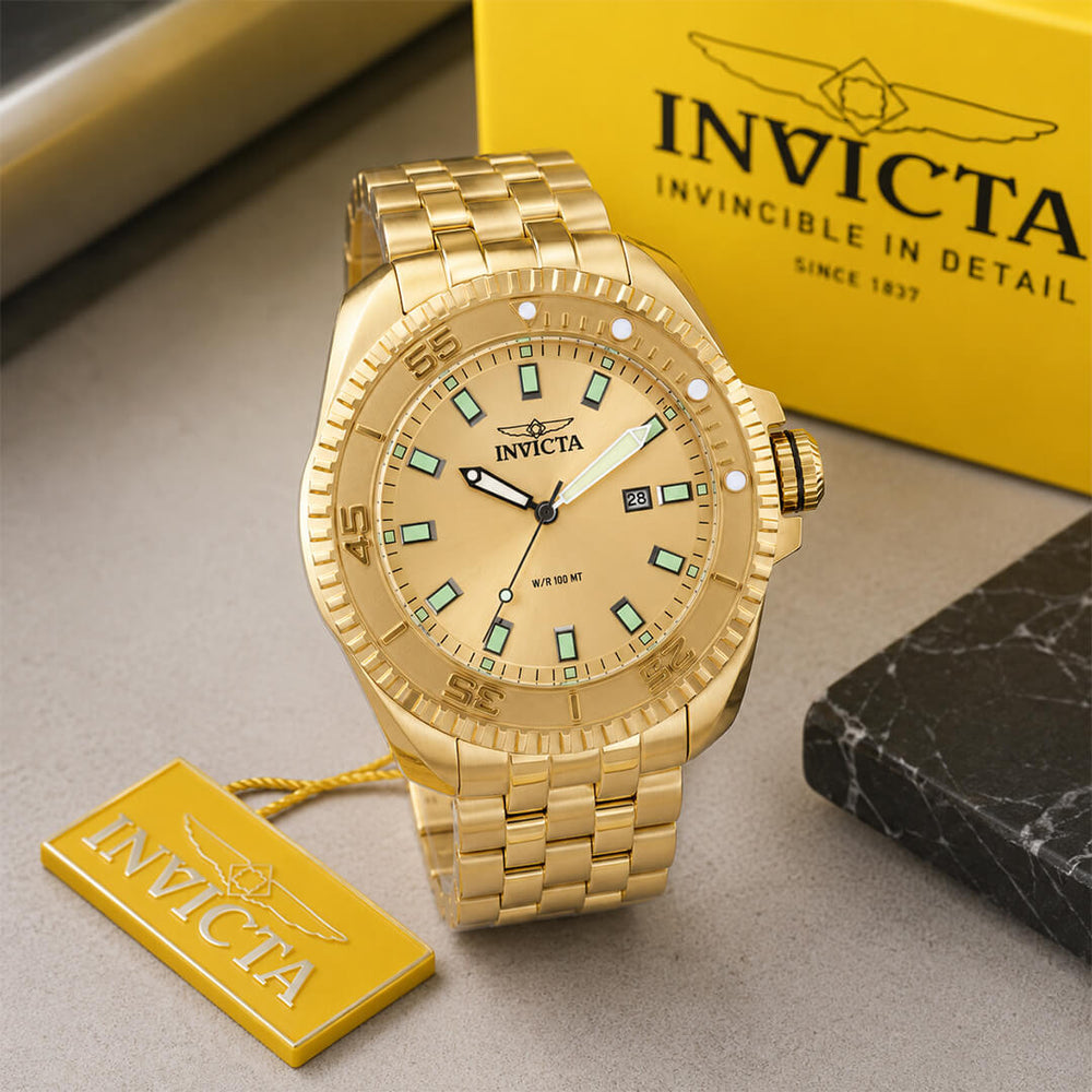 Reloj Invicta Coalition Forces 49783 Hombre Acero Dorado