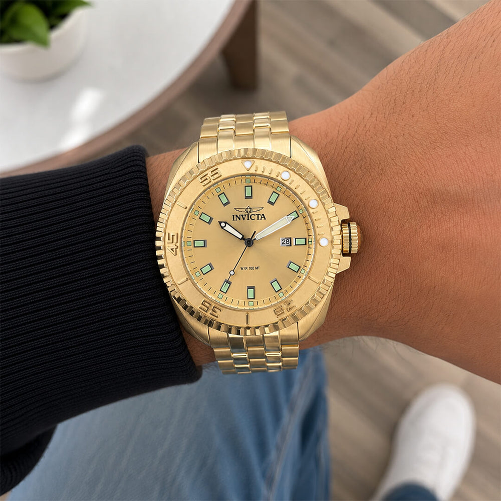 Reloj Invicta Coalition Forces 49783 Hombre Acero Dorado