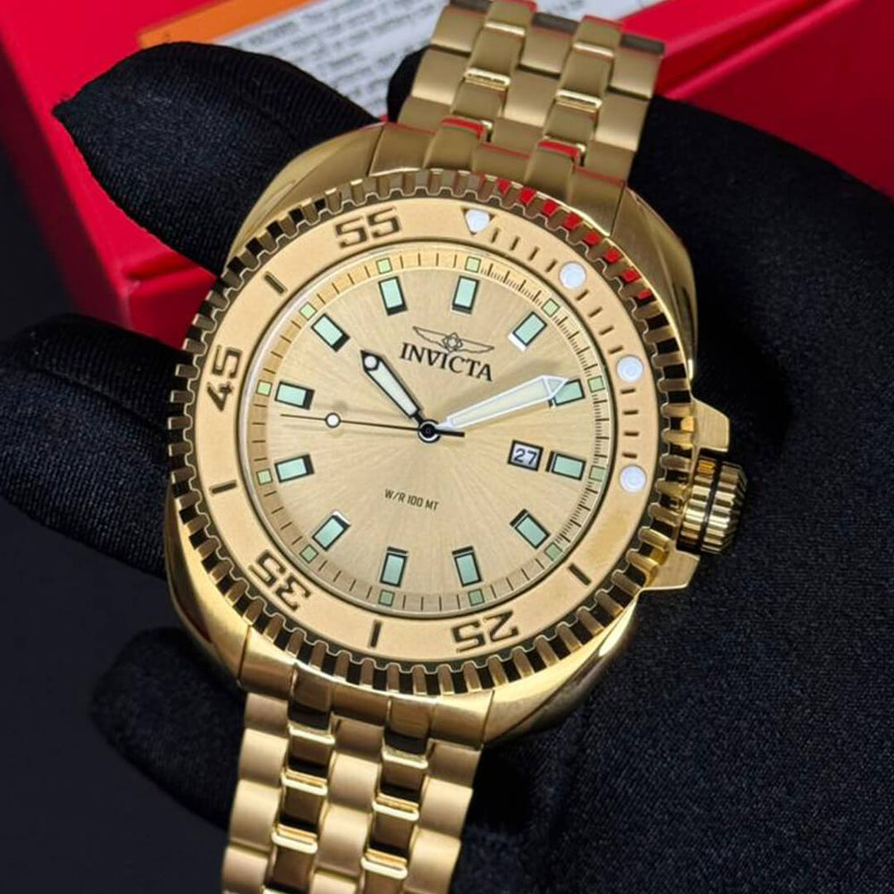 Reloj Invicta Coalition Forces 49783 Hombre Acero Dorado