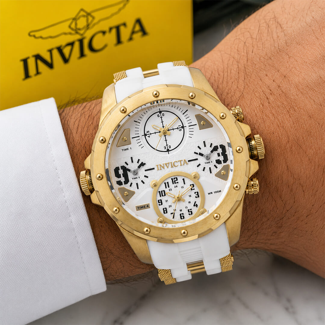 Reloj Invicta Coalition Forces 50218 Hombre Silicona Blanco