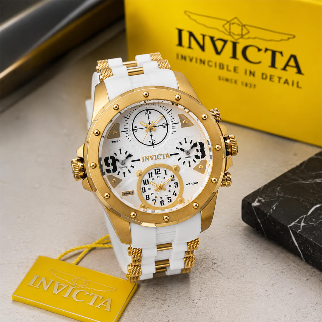 Reloj Invicta Coalition Forces 50218 Hombre Silicona Blanco