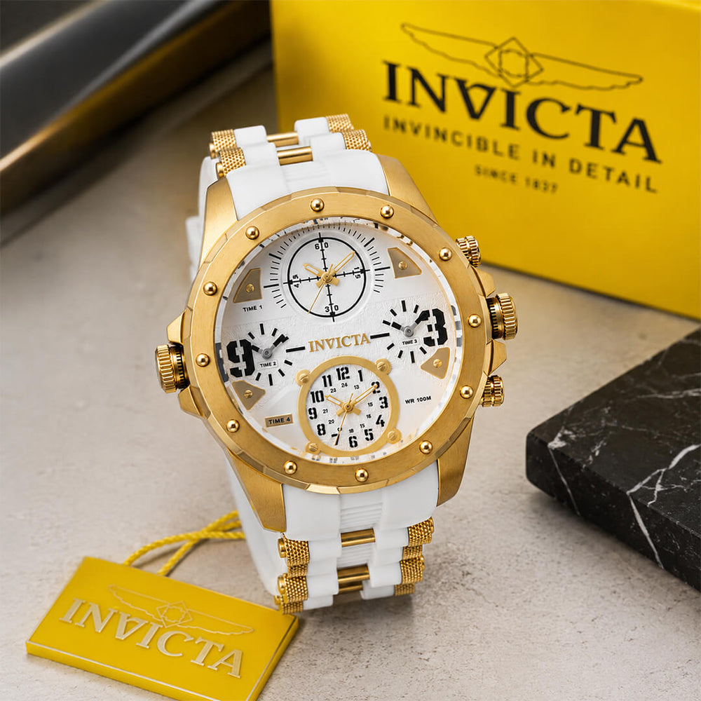 Reloj Invicta Coalition Forces 50218 Hombre Silicona Blanco