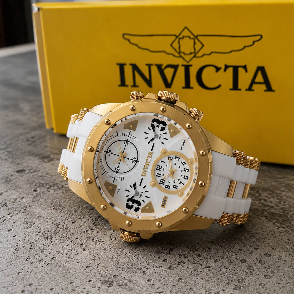 Reloj Invicta Coalition Forces 50218 Hombre Silicona Blanco