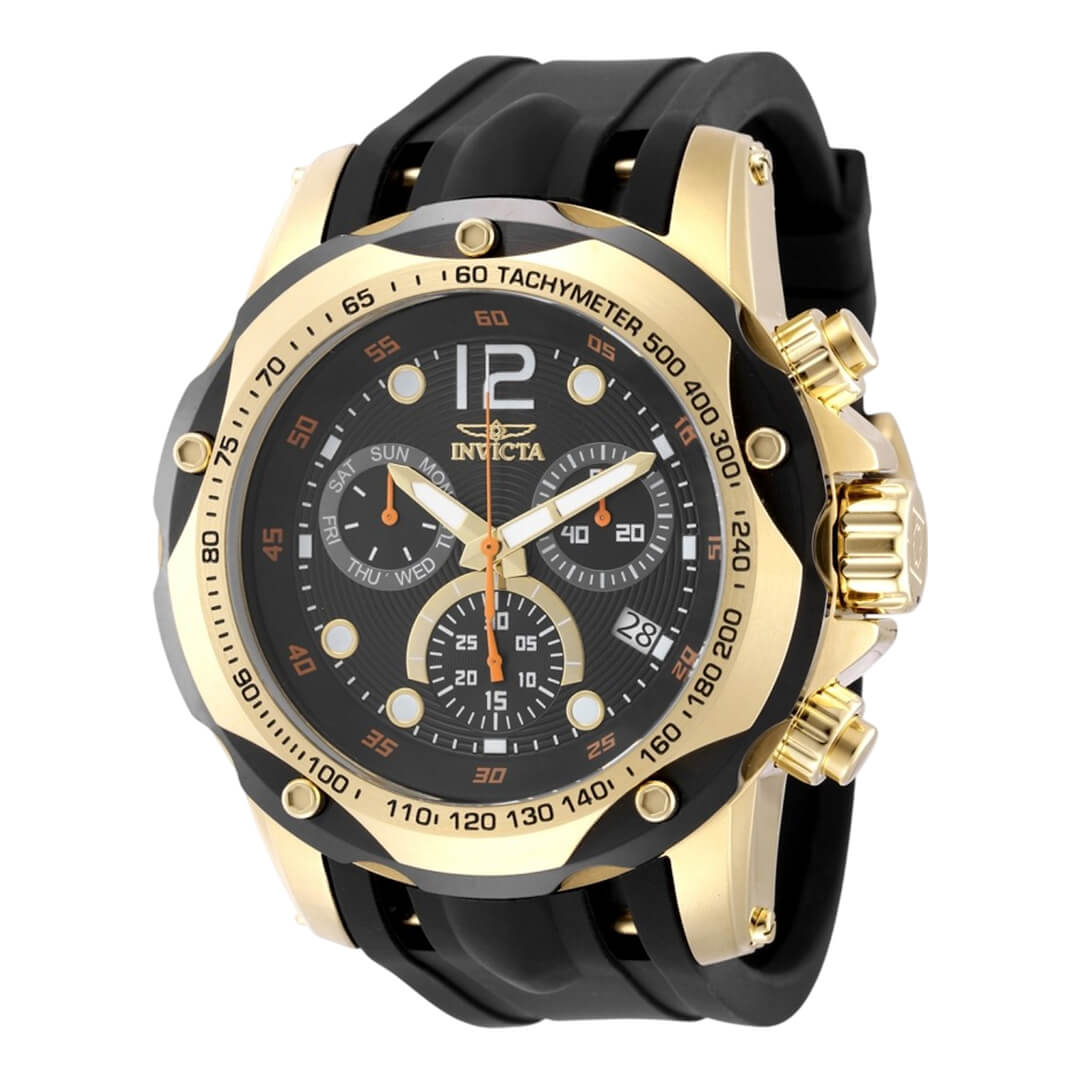 Reloj Invicta Speedway 49841 Hombre Silicona Negro