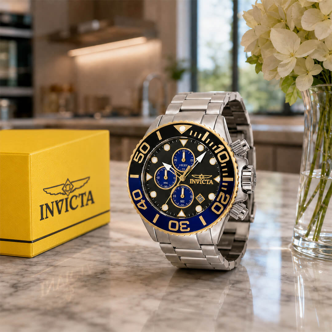 Reloj Invicta Grand Diver 48588 Hombre Acero Plateado