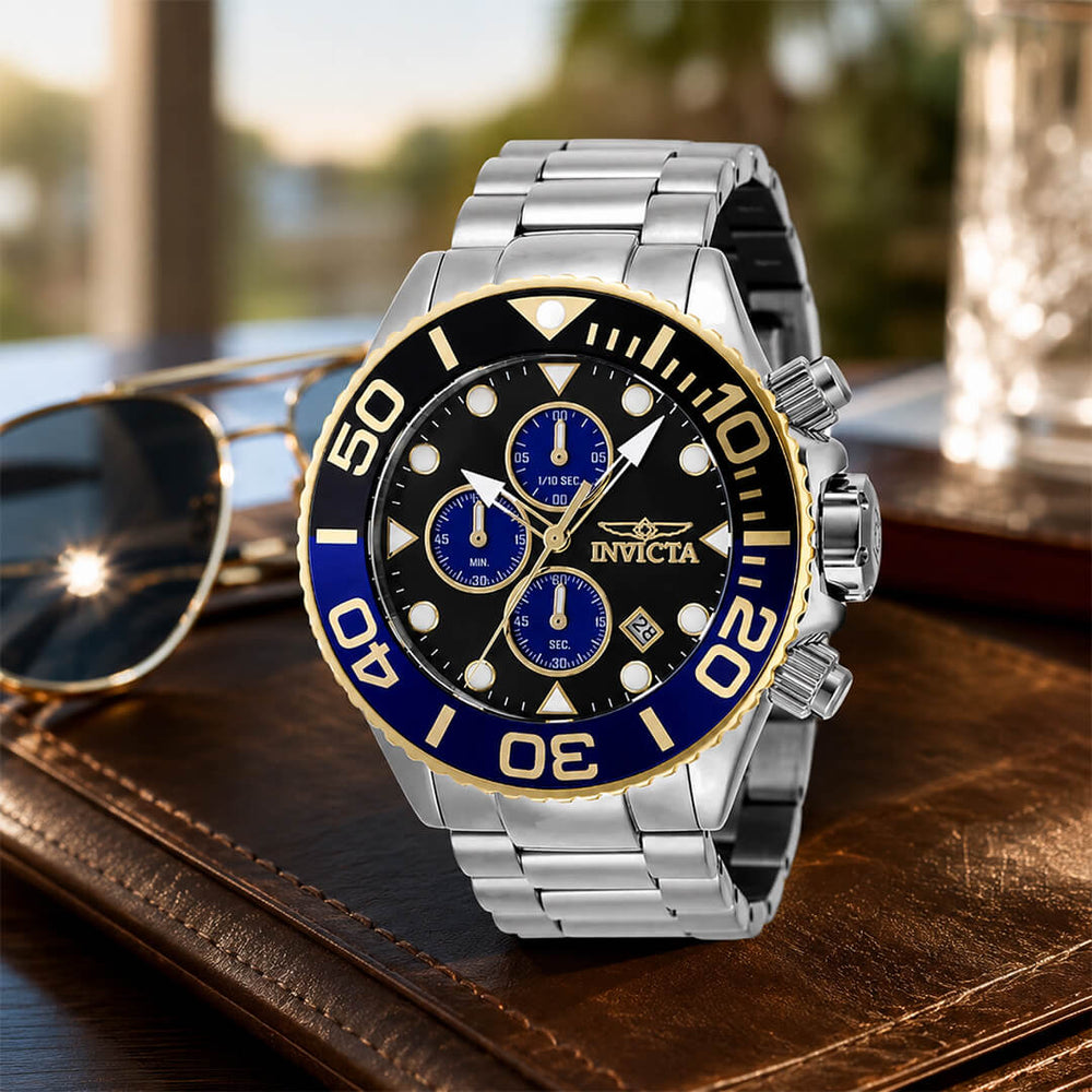 Reloj Invicta Grand Diver 48588 Hombre Acero Plateado
