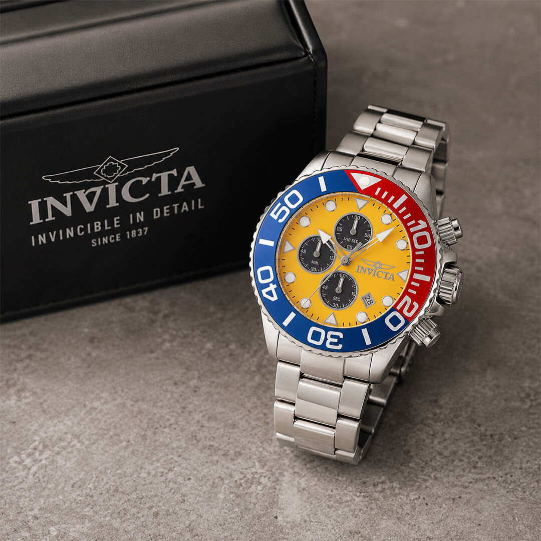 Reloj Invicta Grand Diver 48585 Hombre Acero Plateado