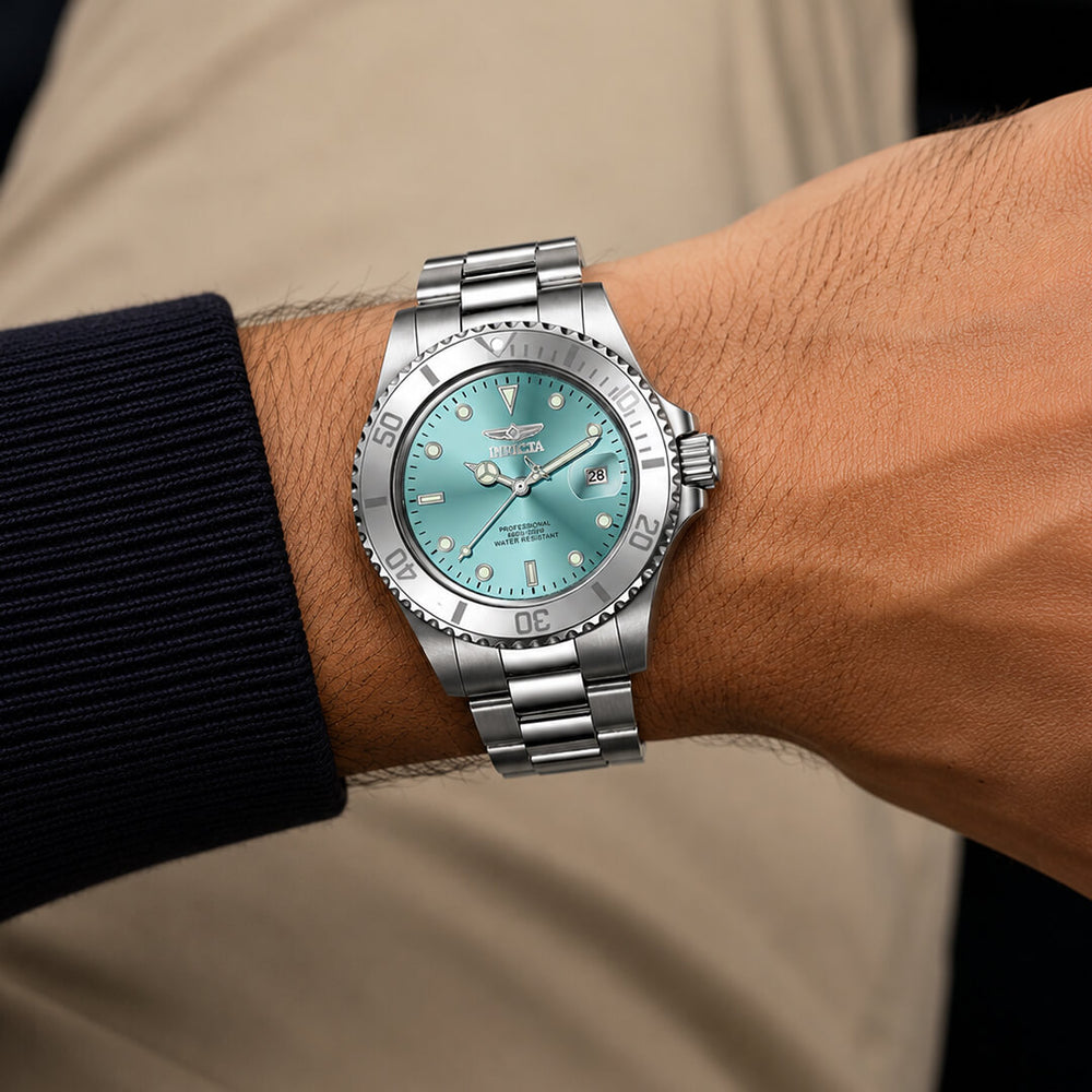 Reloj Invicta Pro Diver 50586 Hombre Acero Celeste