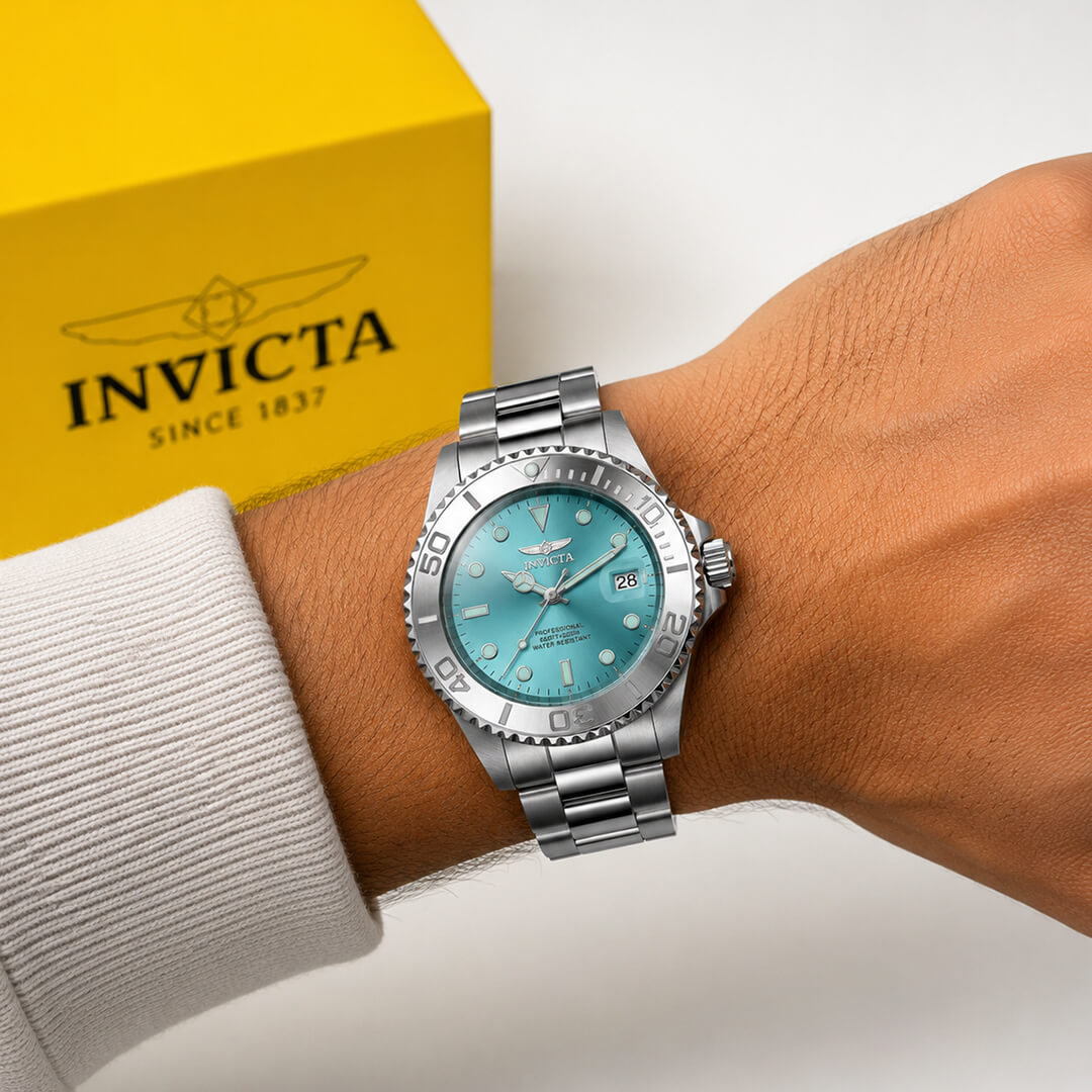 Reloj Invicta Pro Diver 50586 Hombre Acero Celeste