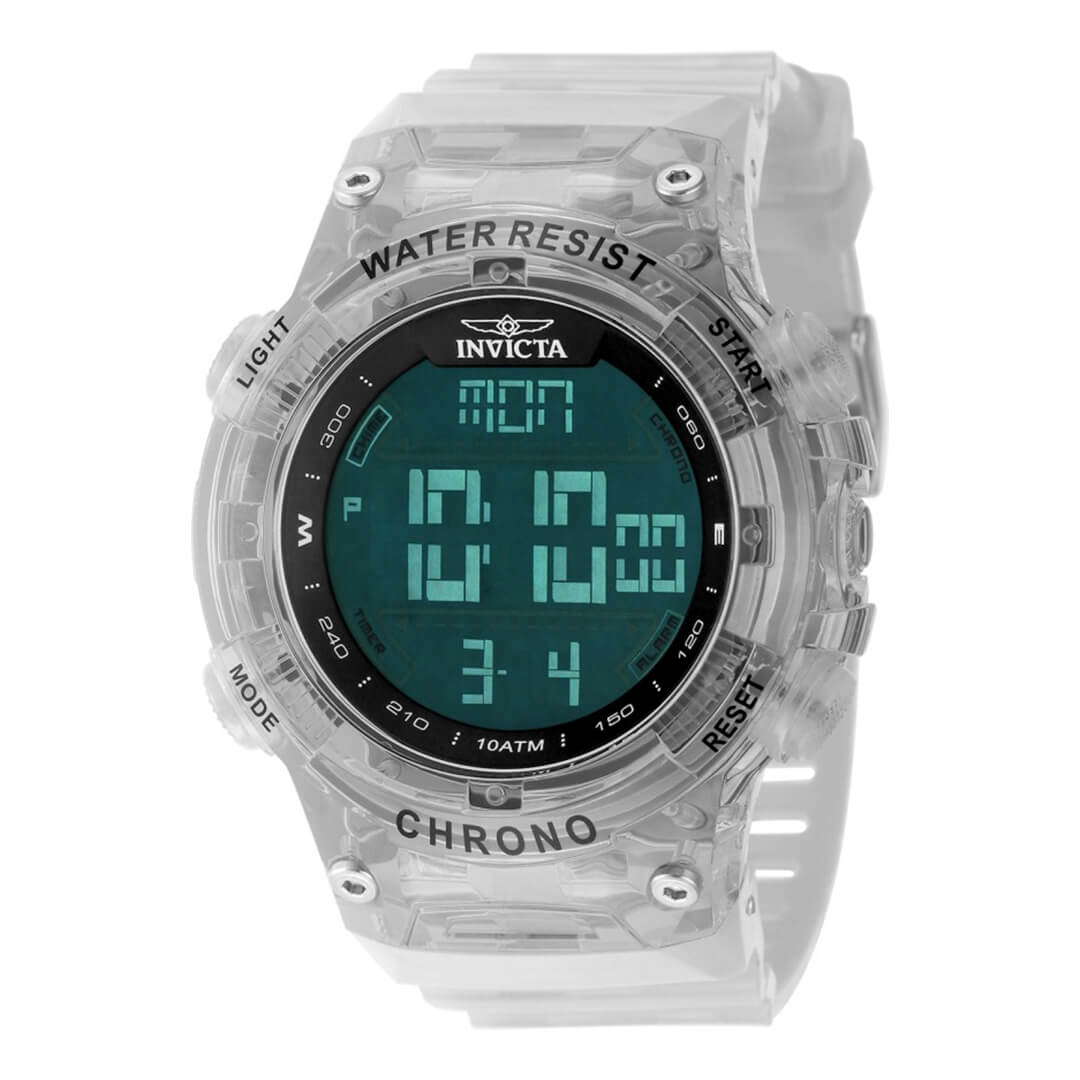 Reloj Invicta Racing 49041 Hombre Digital Transparente