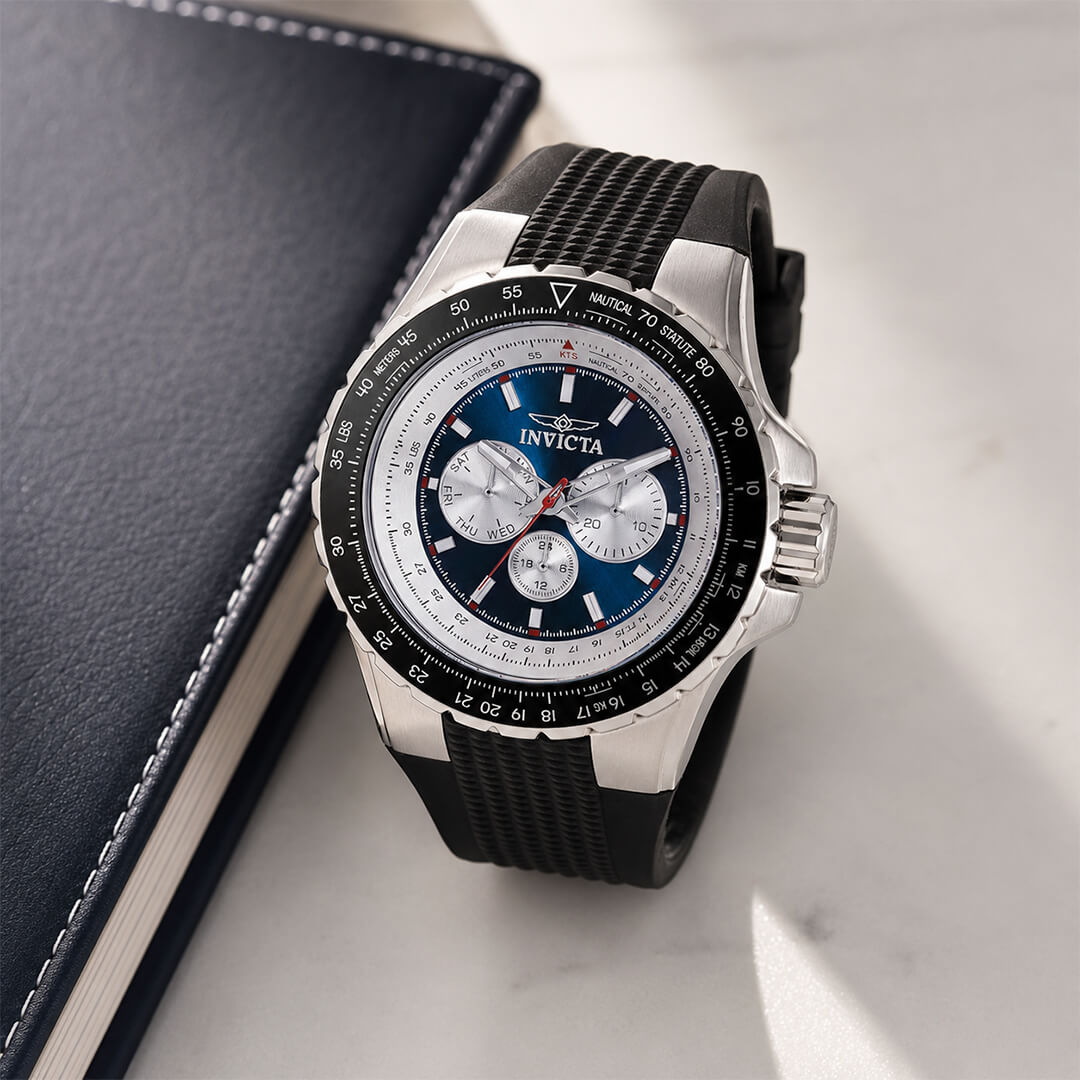 Reloj Invicta Aviator 32916 Hombre Deportivo Negro