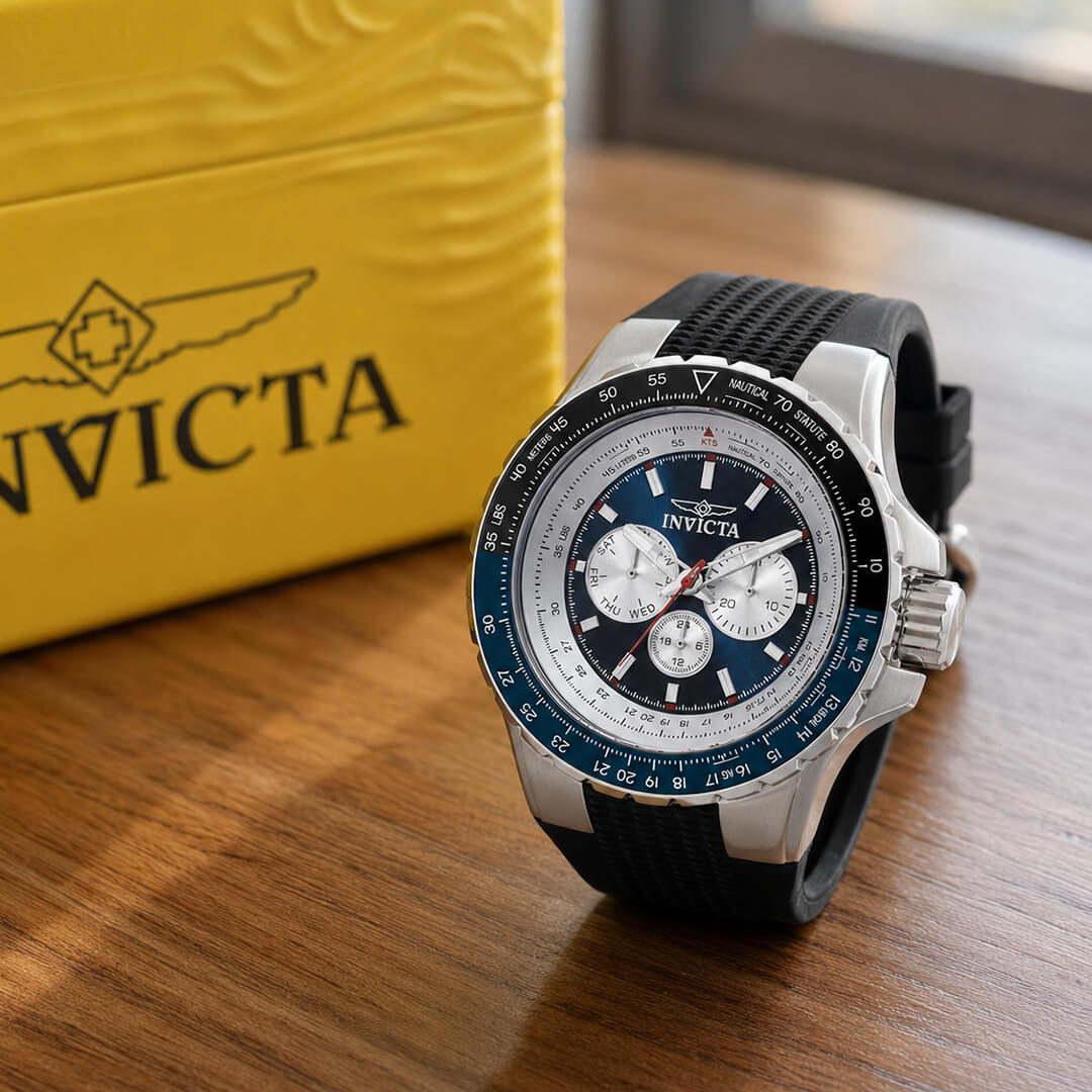 Reloj Invicta Aviator 32916 Hombre Deportivo Negro
