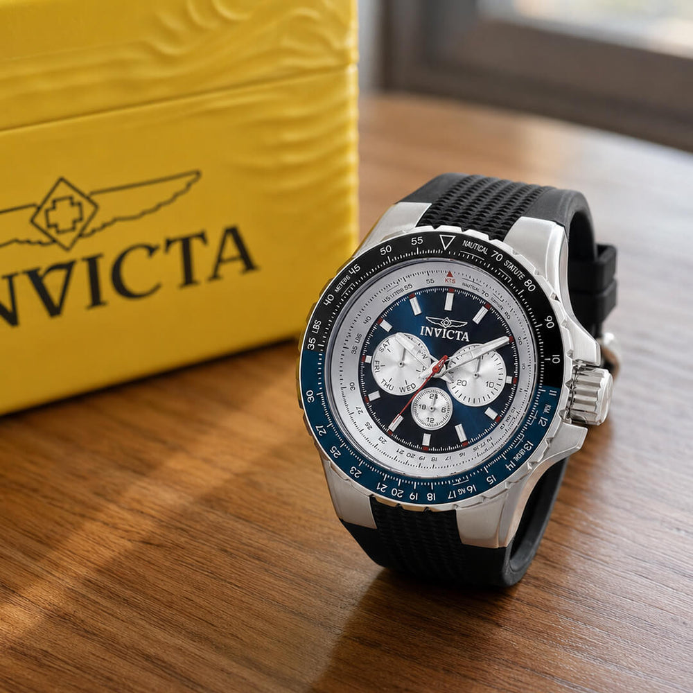 Reloj Invicta Aviator 32916 Hombre Deportivo Negro