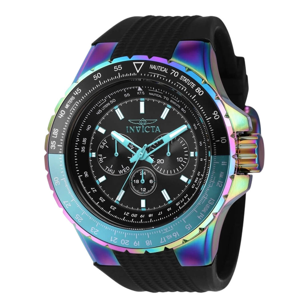Reloj Invicta Aviator 37033 Hombre Deportivo Multicolor