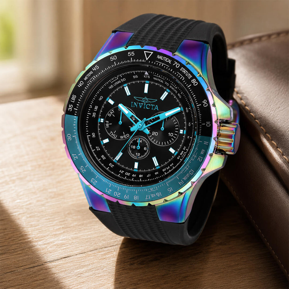 Reloj Invicta Aviator 37033 Hombre Deportivo Multicolor